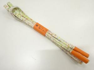 未使用品　正絹　手組帯締め